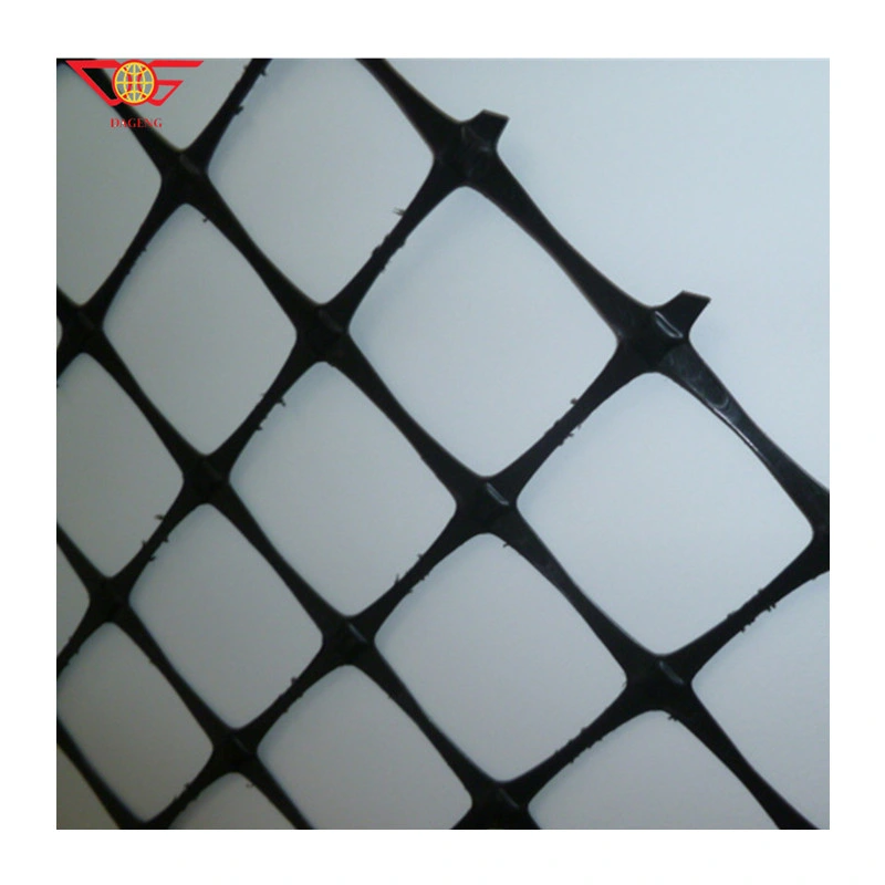 Biaxial Polypropylene Geogrid Fence Mining Reinforcement PP Plastic Net Biaxial Geogrid Sale