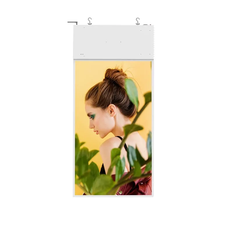 Hanging Double-Sided Signage Window Side Display LCD Touch Screen Advertising Panel Menu Digital Restaurant