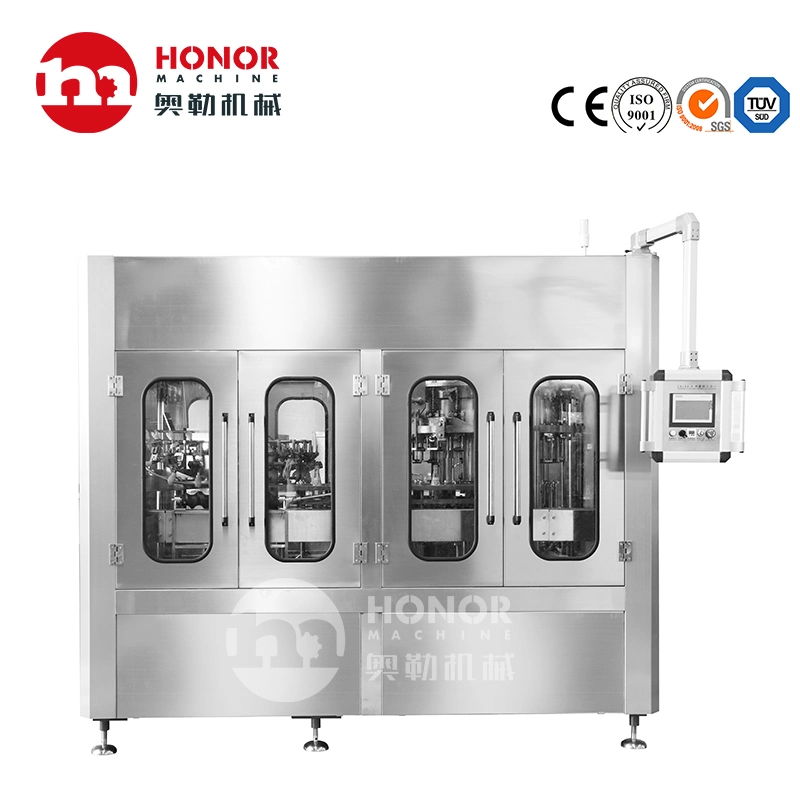 a Complete Set of Conveying Equipment, Beer Glass Bottle Gas Wine, No Pollution, Large Output Production Packaging Device