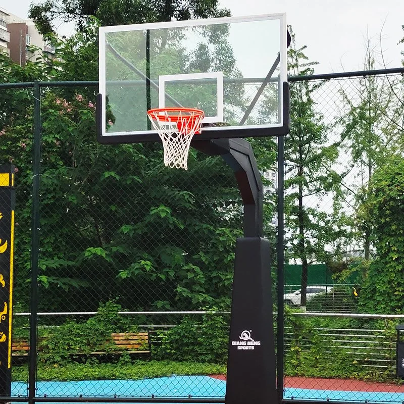 Fixed Height Durable Safe Basketball Stand Play Professional in Ground Outdoor Basketball Hoop