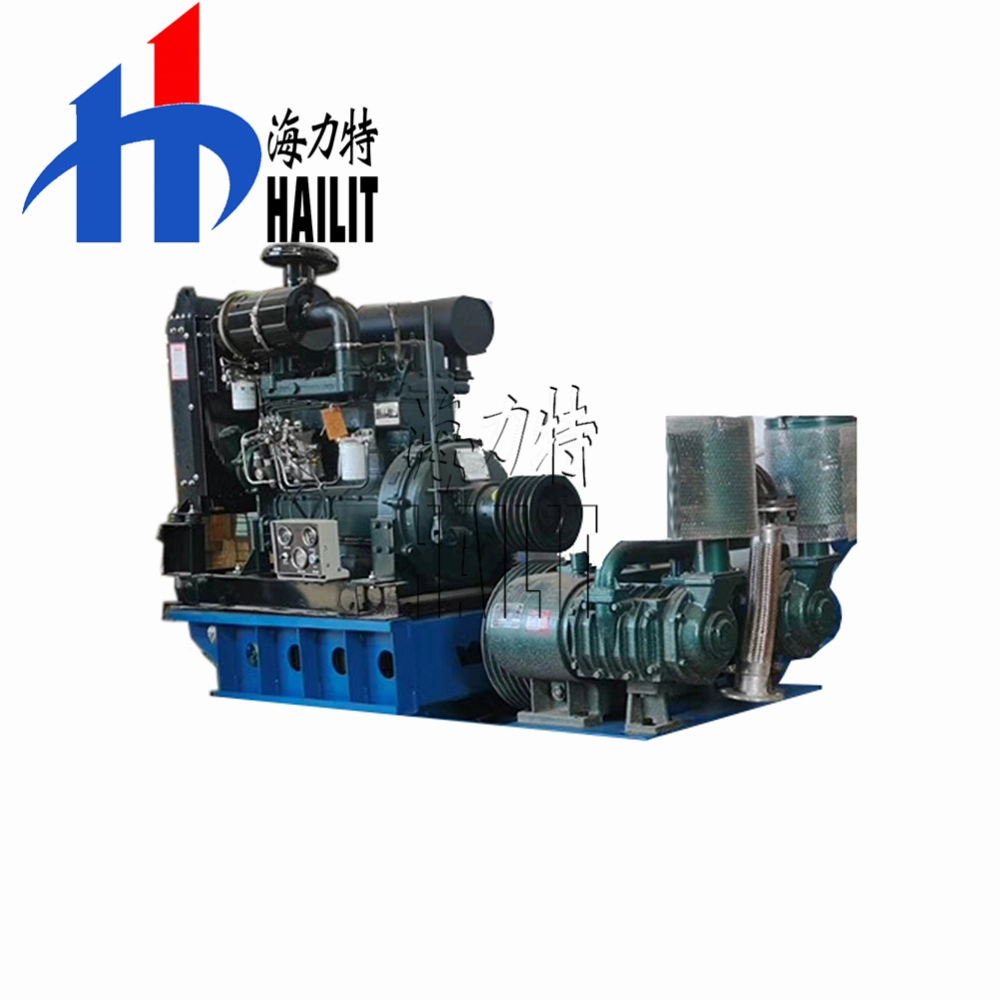 Hlt Super réservoir de la vente de ciment en vrac utilisant l'air comprimer avec moteur Diesel