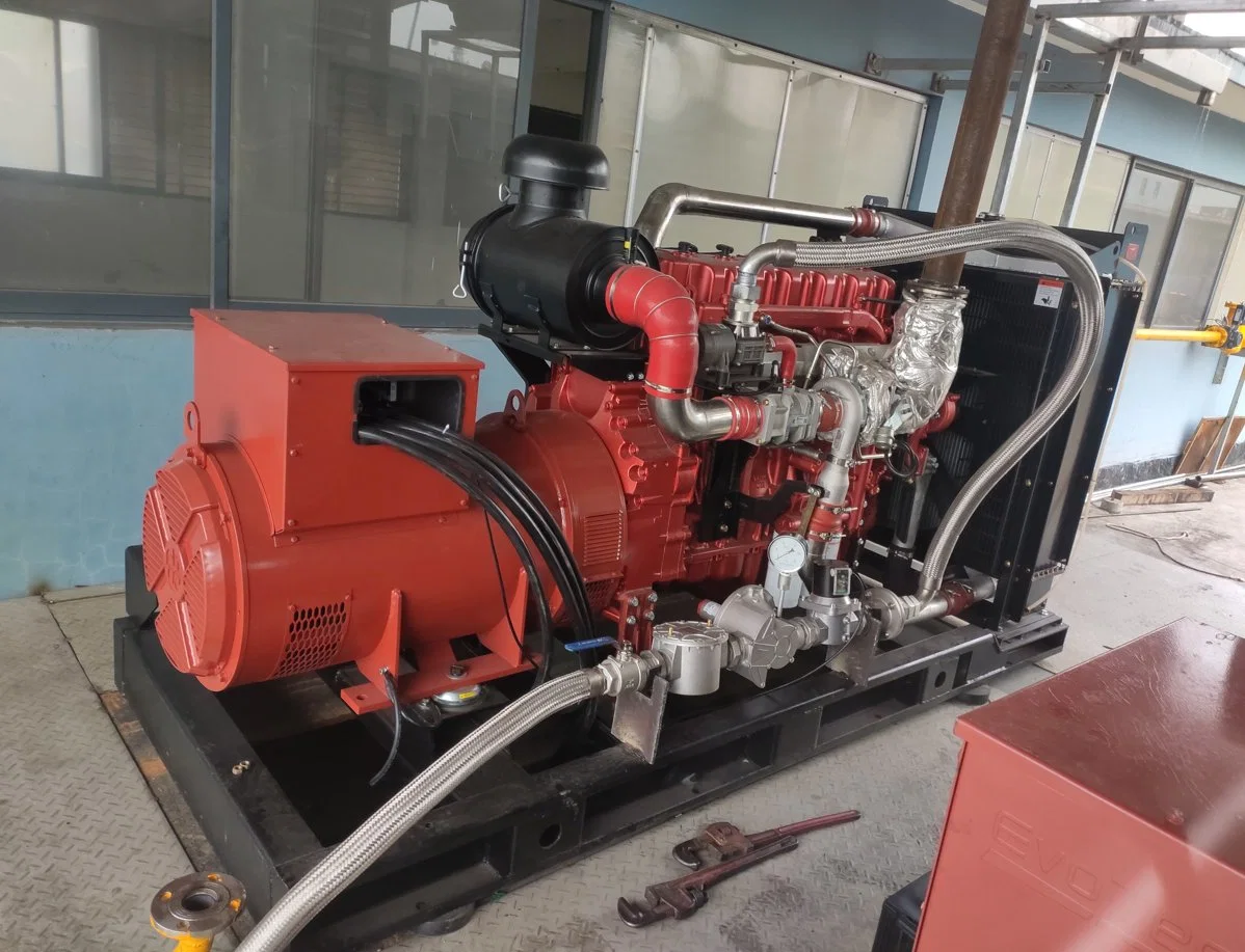 50Hz 60Hz Open Type 24hours Continuous Natural Gas Generator 200kw 250kVA