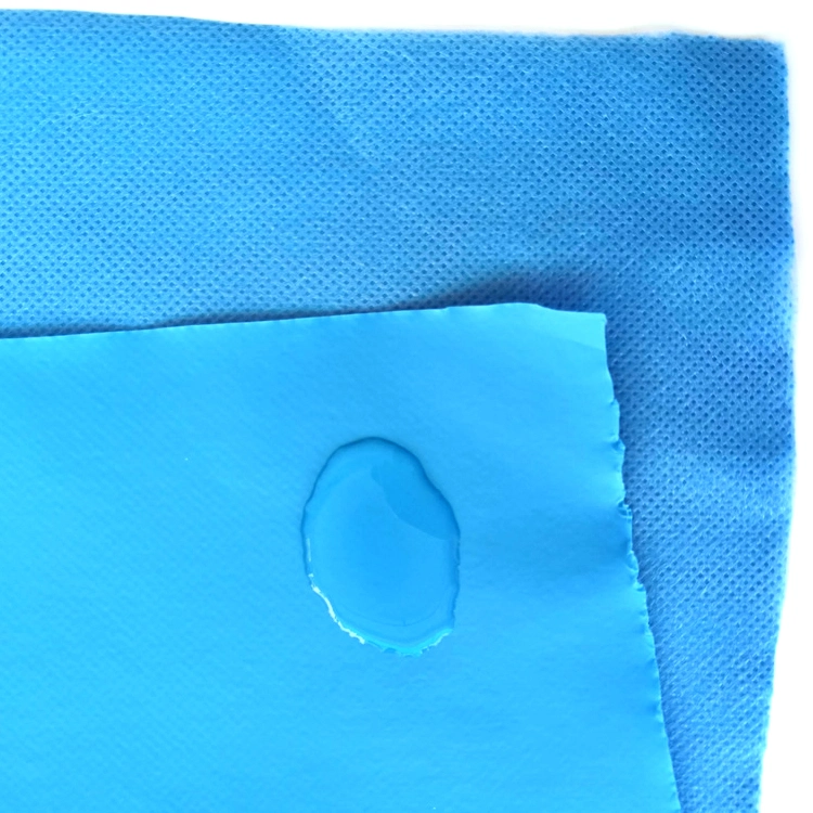 Laminated Non Woven Surgical Drape Fabric Drape Material Disposable Medical Gown Material Supplier