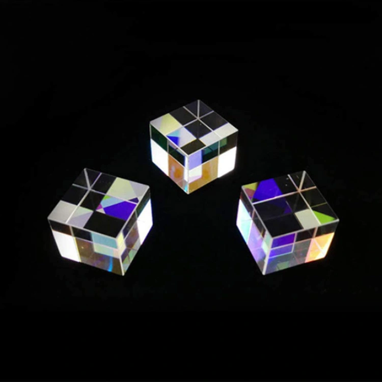 Optical Glass 25X25X25mm X-Cube Prism Color Prism