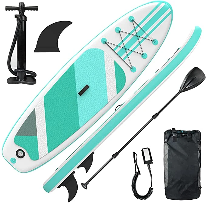 2022 El fabricante caliente OEM Custom barata solo caída de doble capa de Sup paddle board inflables cosido