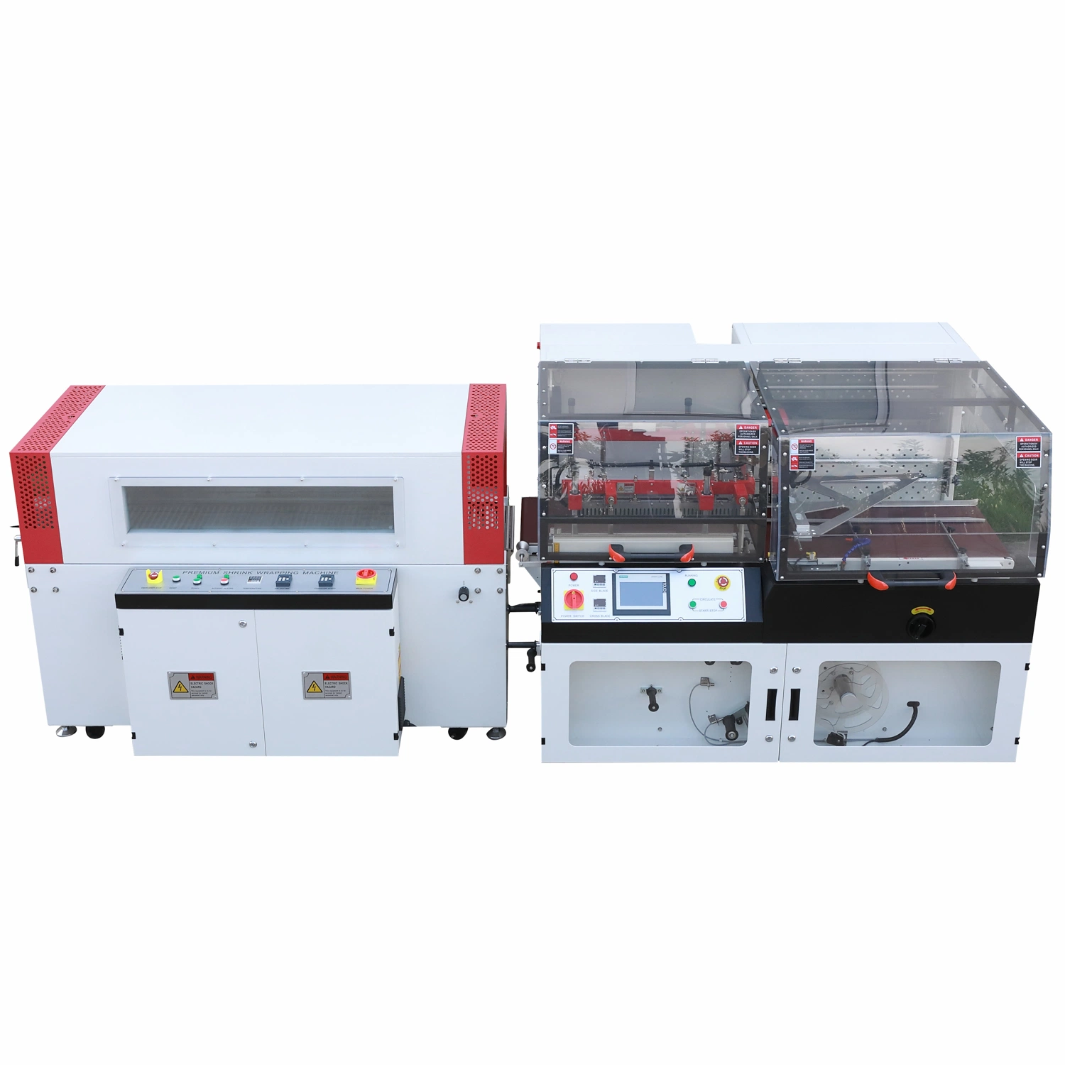 Automatic Vertical L Bar Sealer and Film Shrink Packing