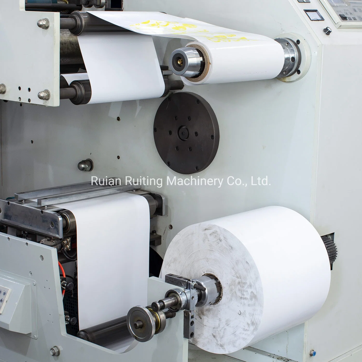 High quality/High cost performance Roll to Roll Printer Press Paper Bag Flexo Printing Machine with Slitting for 2 Color