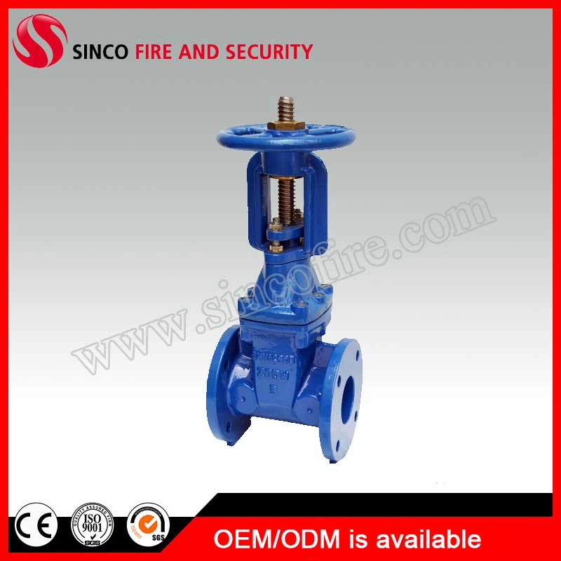 Pn10 Gate Valve Soft Seal Flange Ductile Iron Gate Valve