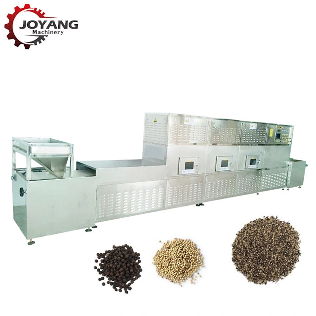 Spice Seasoning Turmeric Chilli Black Pepper Powder Processing Sterilization Microwave Dryer Machine