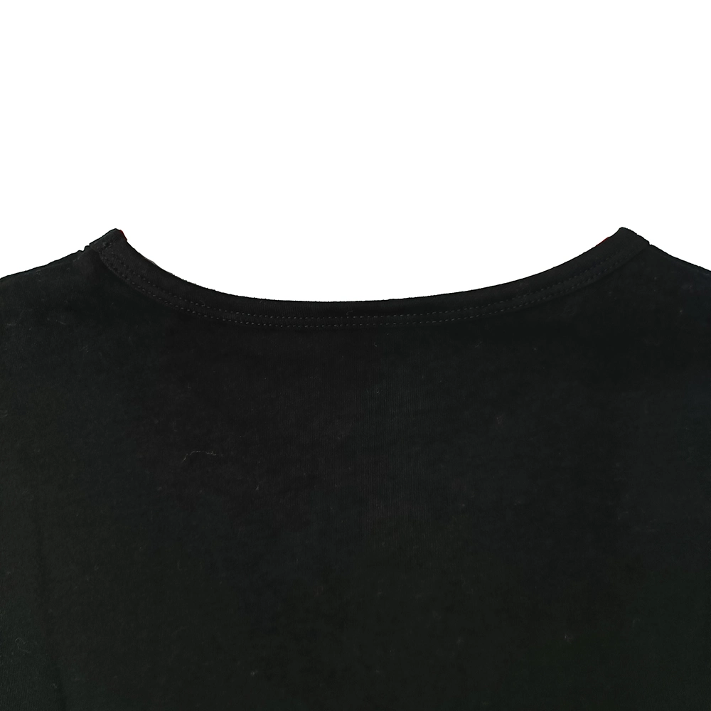 Custom Draw Strings Printed Curved Hem T Shirts