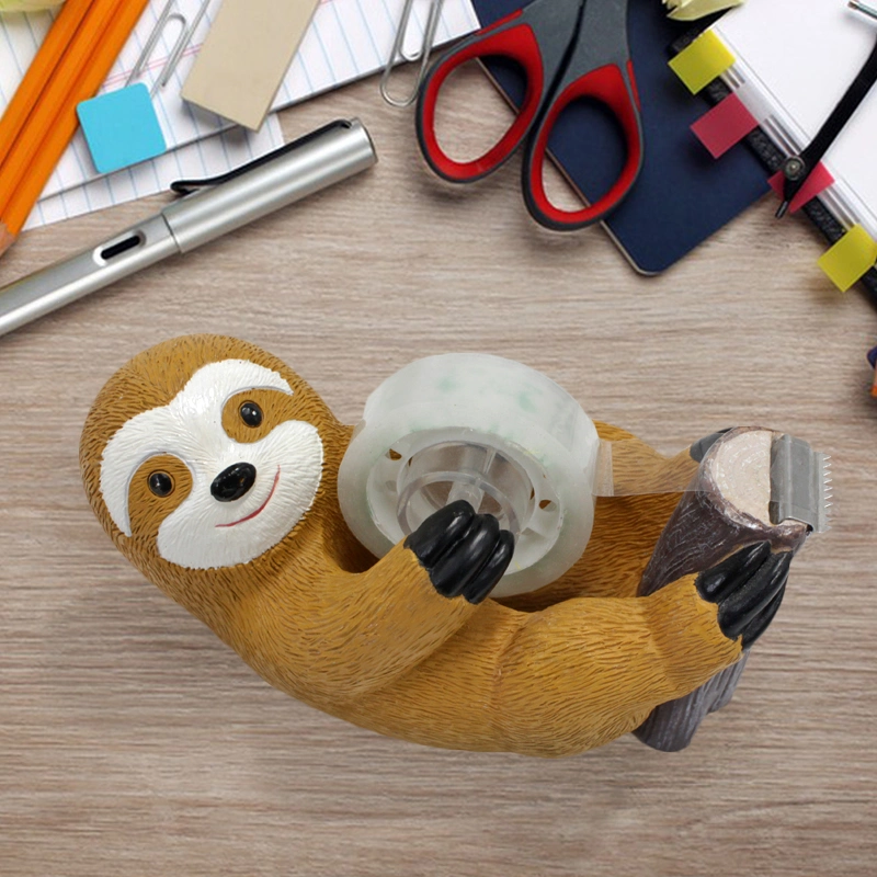 Sloth Tape Dispenser Cute Water Animal Office Gummed Tape Dispenser Desktop Office Ornament Stationery