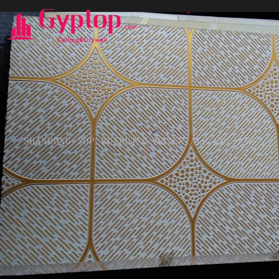 PVC Facing Gypsum Ceiling with Aluminum/ 2 X2 Vinyl Gypsum Ceiling Tiles