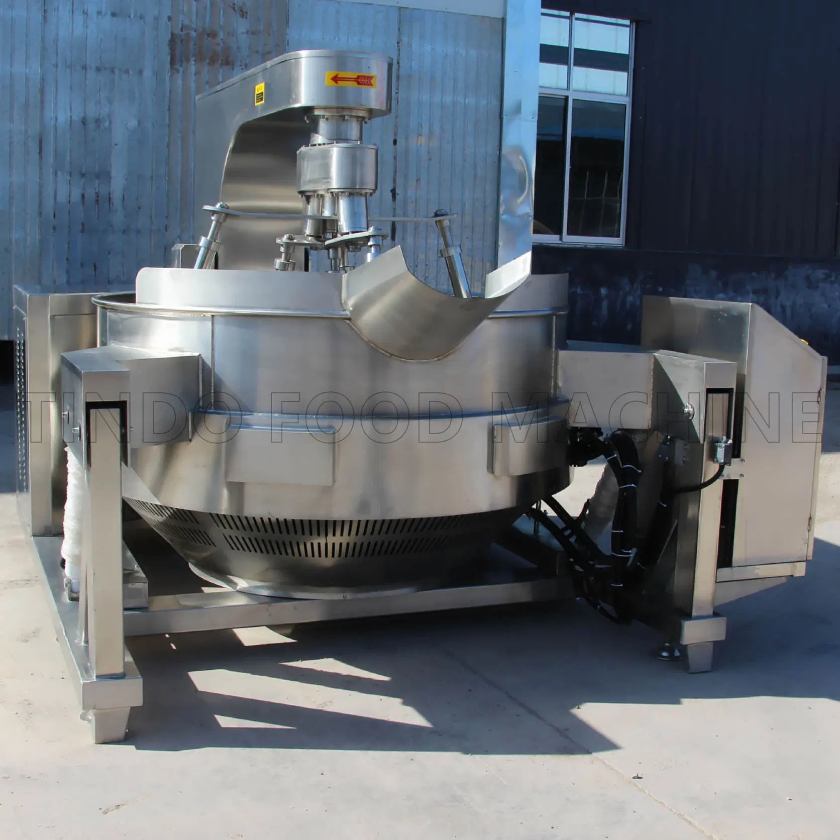 Hot Selling Cooking Pot for Jam Corn Paste Jacketed Kettle with Planetary Mixer Machinery