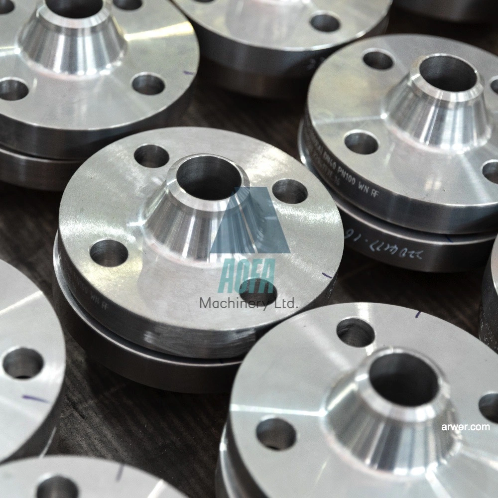 Customized Carbon Steel A105/Rst37.2/C22.8/Q235 Stainless Steel Flanges Stainless Steel Weld Neck Flange