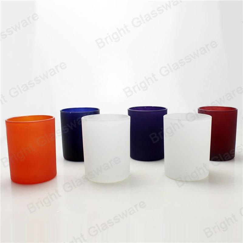 Delicate Wedding Candlestick Round Luxury Glass Candle Tumbler with Logo