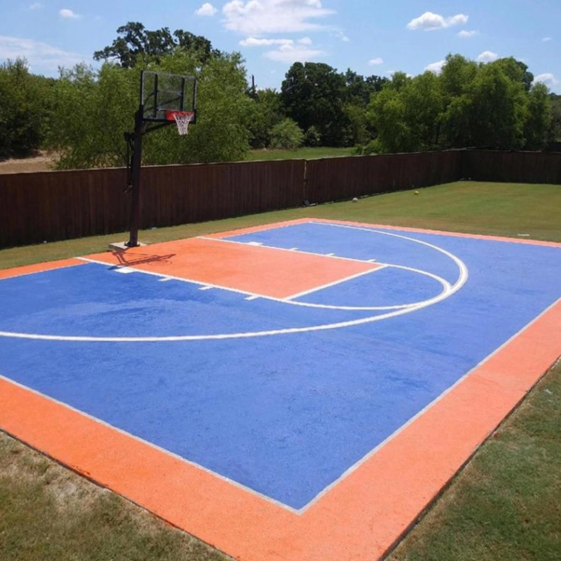 China Manufacturer Fuxuan Polypropylene Sports Court Plastic Floor Outdoor Basketball Court Flooring