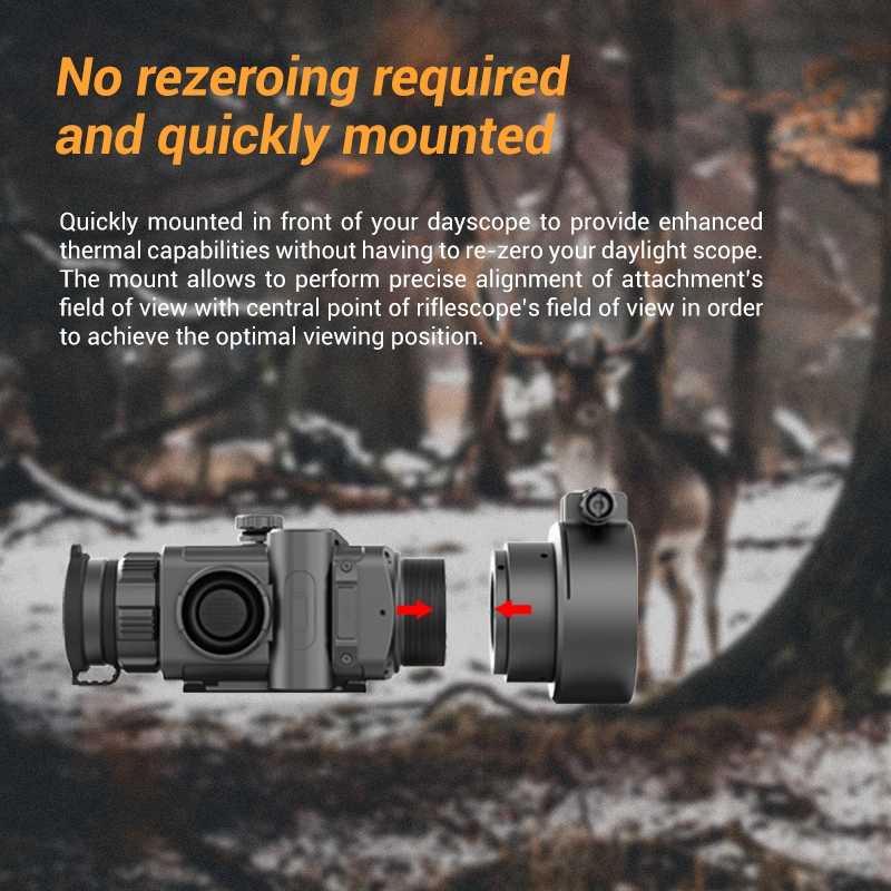 2022 High Quality Night Vision Hunting Thermal Camera New Model Infrared Imager for Day Scope