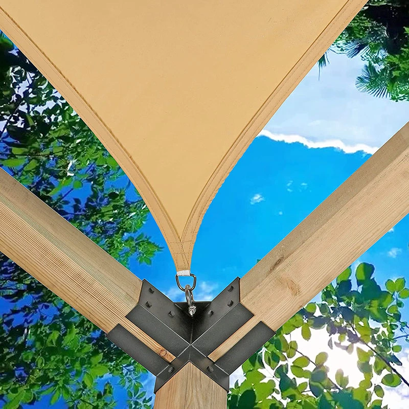 Support d'extension à 3 voies pour supports de Pergola en aluminium ODM personnalisés