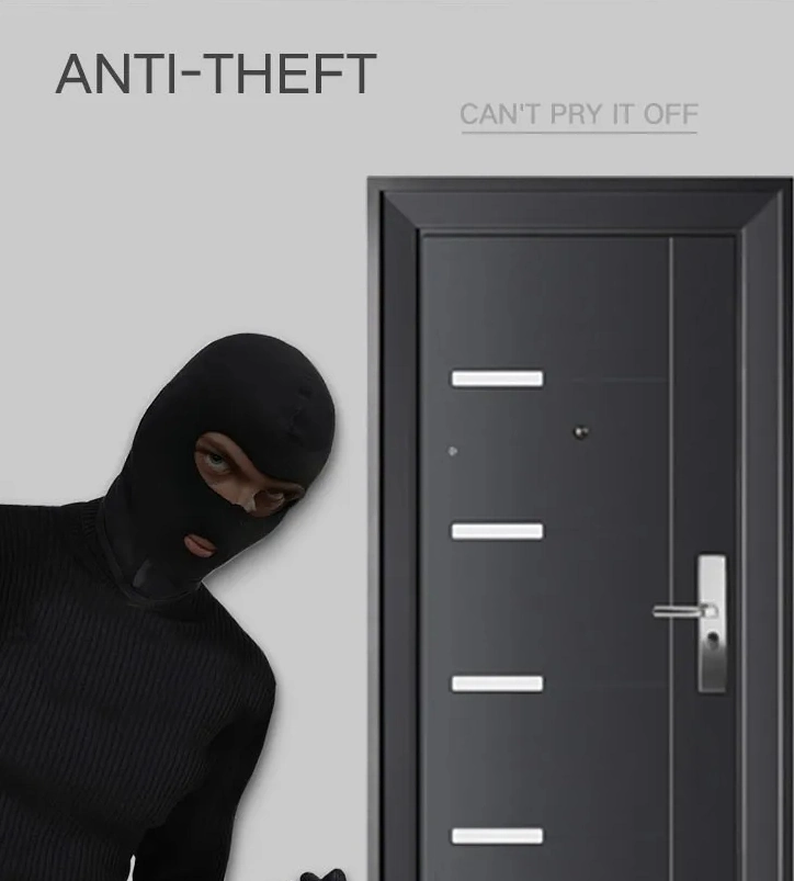 الدخول مكافحة السرقة الشخصية التصميم المخصص الأمن الباب الصلب من المنزل