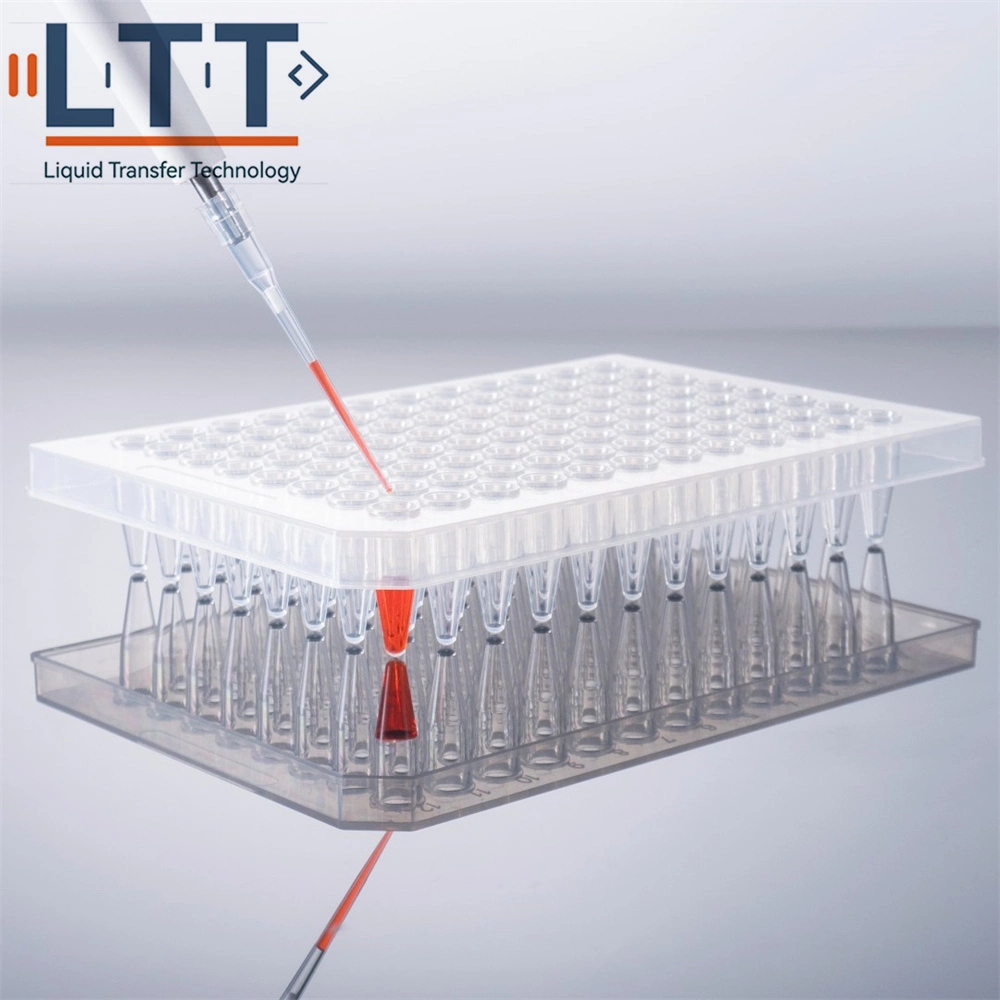 Suministros de laboratorio médico de pipeteo automático de filtro de plástico OEM 50UL Tecan robótico de la conductora de puntas de pipeta fábrica de suministros de laboratorio Material de polipropileno Mayorista/Proveedor