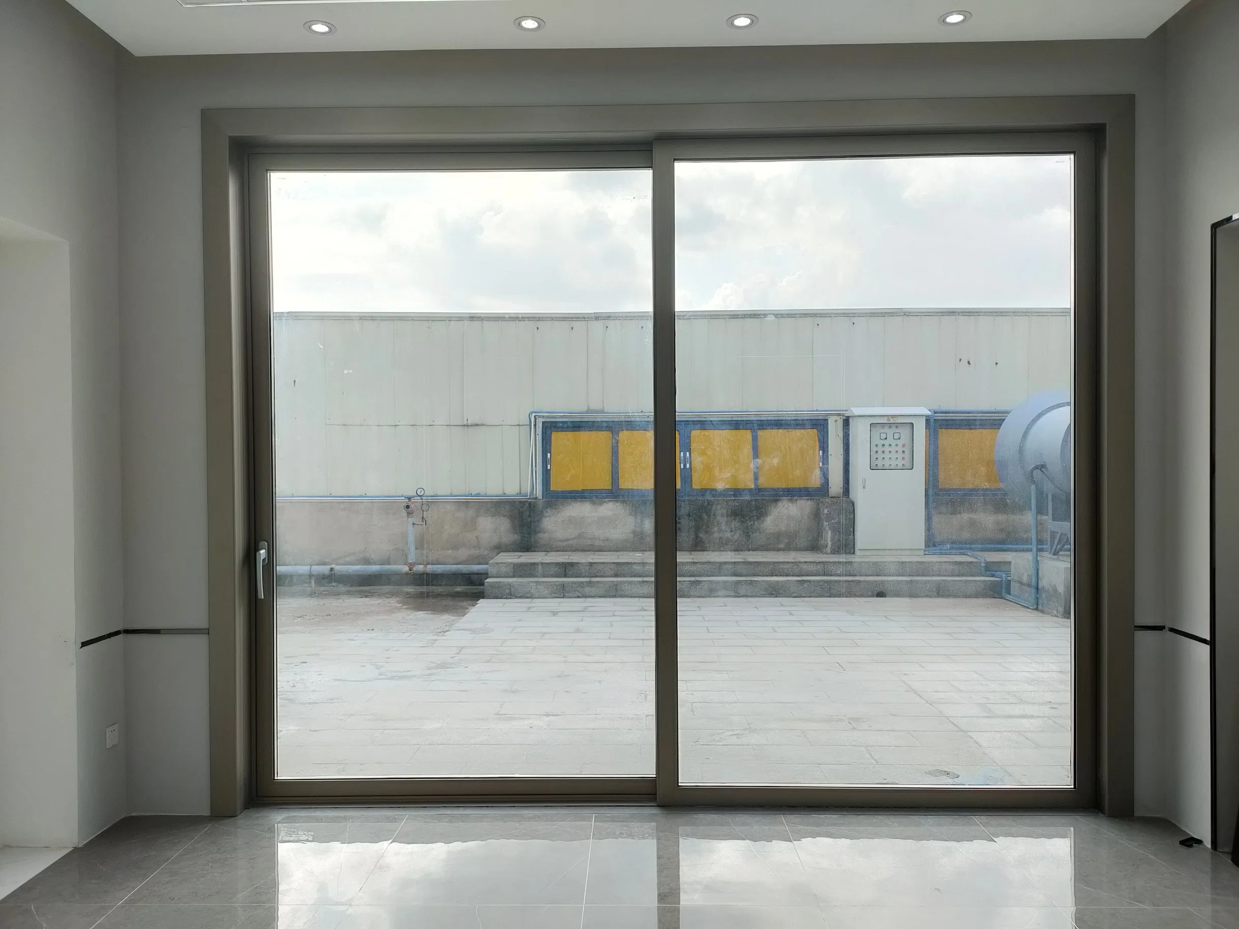 Aluminum Profile Sliding Door, Soundproof Door, Double Glaze Door, Exterior Glass Door