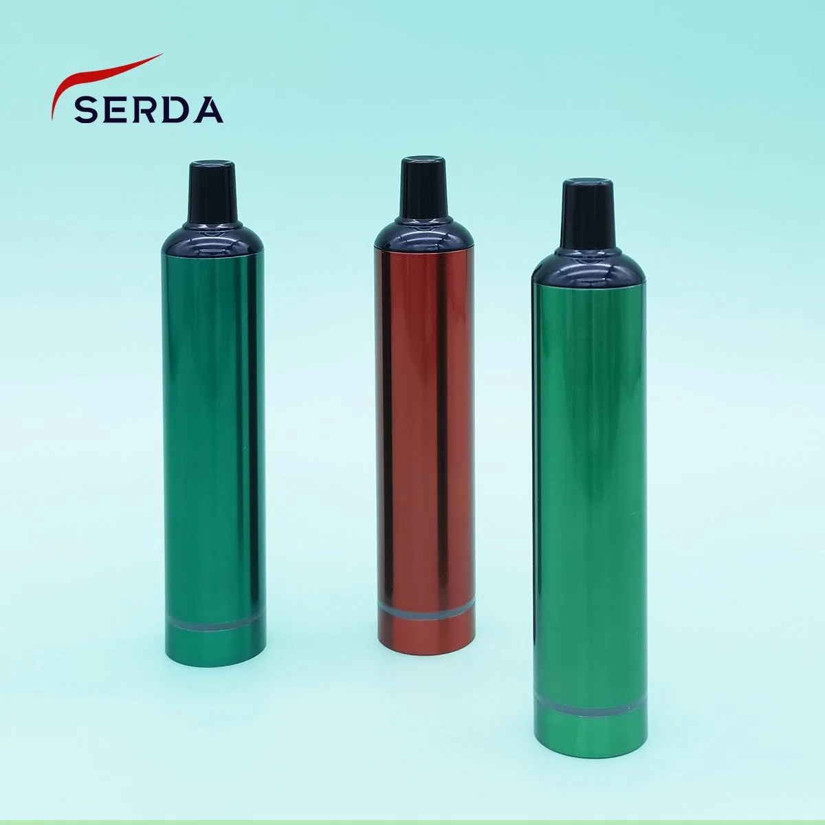 Serda Refresh einmal-Vape Kit wiederaufladbare 650mAh 7 Farben LED Mini E-Zigarette