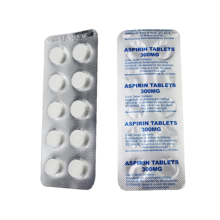 GMP Medicine of Aspirin Tablet 300mg 10*10/Box