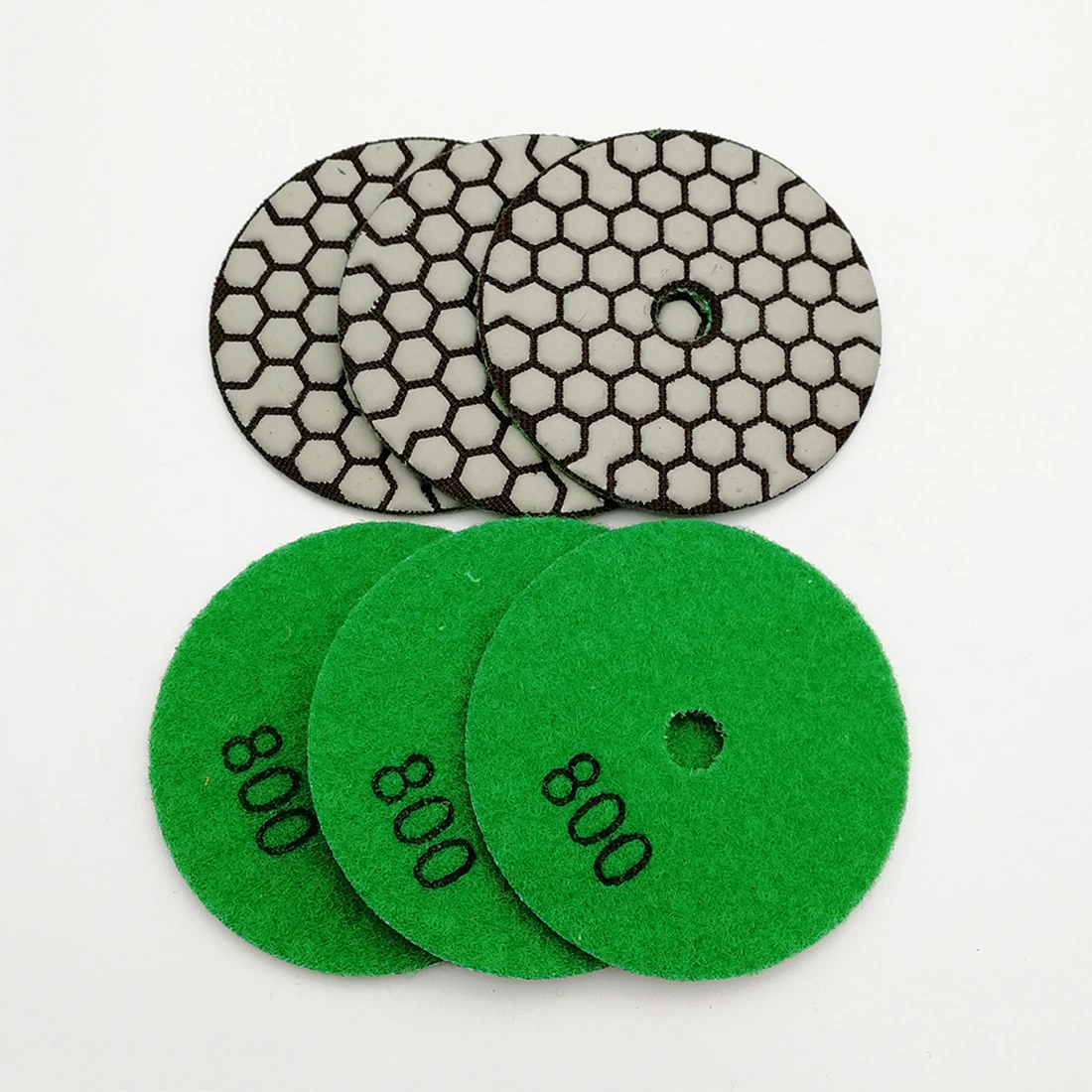 3"/80mm Diamond Resin Bond Dry Polishing Pads for Granite & Marble