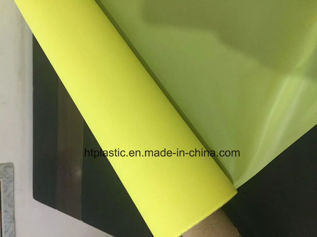 Plastic Film Yellow Color 0.07mm-0.5mm Supplier