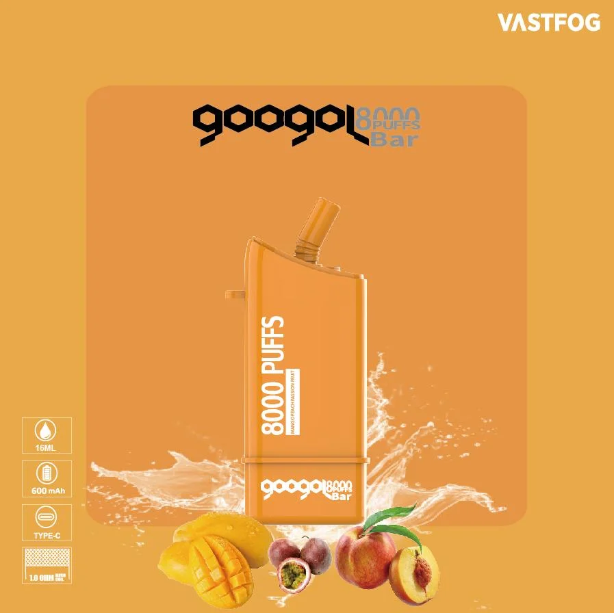 Original Vastfog Googol Bar 8000 E Cigarette Kit Vs Tornado 7000 9000 10000 Puffs Supbliss Bingo 8000 Disposable/Chargeable Vape Rechargeable Mesh Coil Vapes Pen