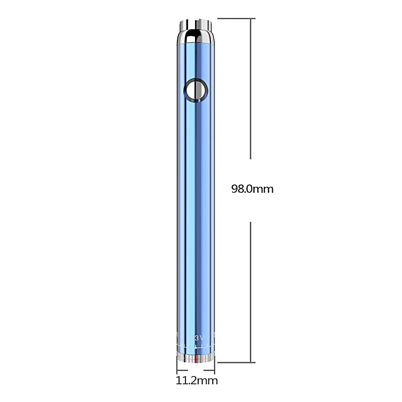 510 rosca 350mAh 900mAh tensión de precalentamiento ajustable VAPE Pen Twist Batería