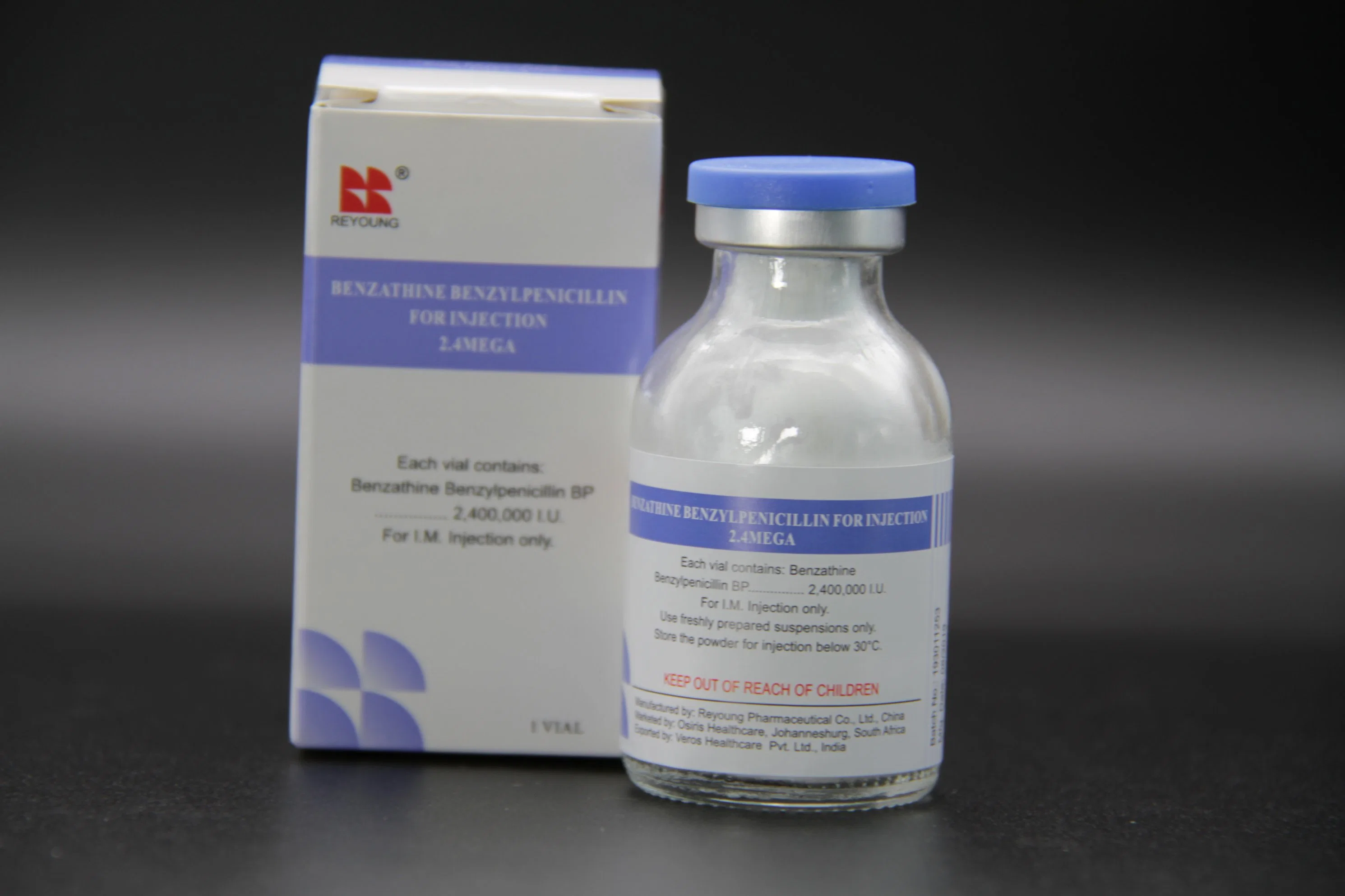 Sensitive Antibiotics/High quality/High cost performance /Benzathine Penicillin for Injection 1.2mega/GMP Certificate