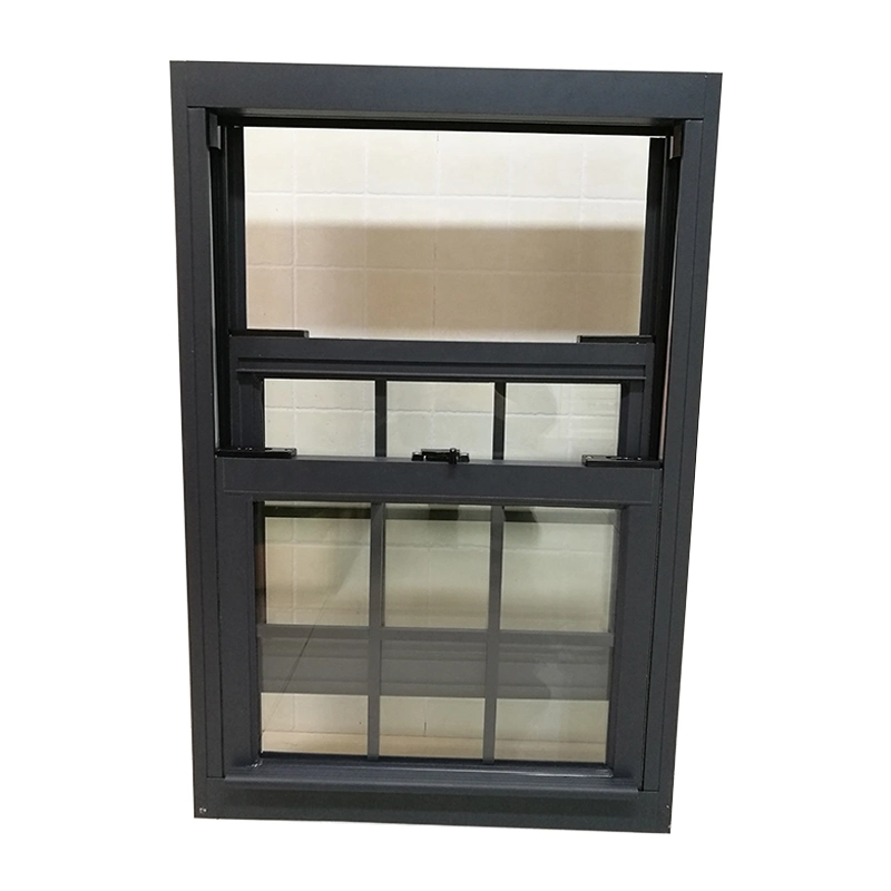 Schalldichte, luftdichte DW-Casement Holz Aluminium PVC Türen Fenster doppelt aufgehängt Angezeigt