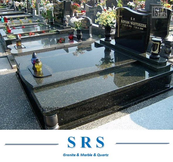 Black Granite Monuments/Tombstone for Europe Styles G603/G654/Shanxi Black/Black Galaxy