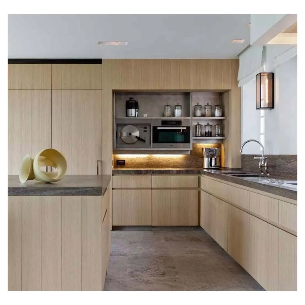 Prima Modern Kitchen Cabinets, Melamine Plywood Door Modern New Trend Kitchen Furniture