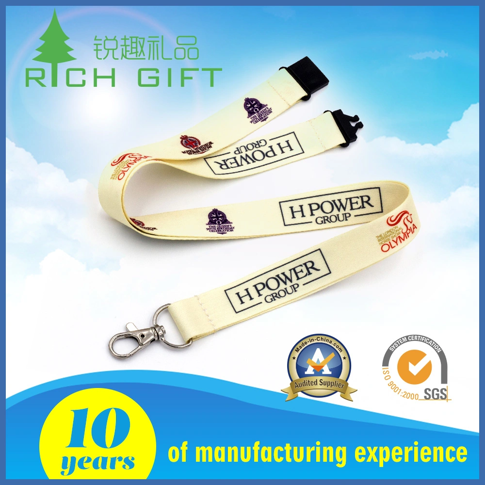 Customized Polyester Lanyard with Color Printing