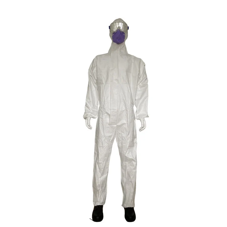 CE Certified Disposable Antistatic SMS Flame Retardant Type 5/6 Coverall for Welding and Construction