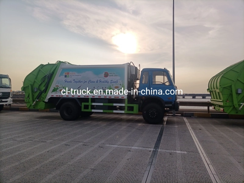 Dongfeng 145 153 Type Rhd LHD 8m3 10m3 12m3 15m3 16m3 Compactor Garbage Truck