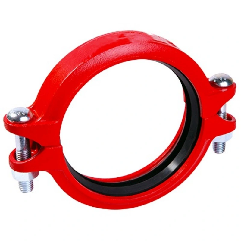 Customize Grooved Pipe Fitting Fastener Cast Iron Rigid Coupling for Fire Fighting