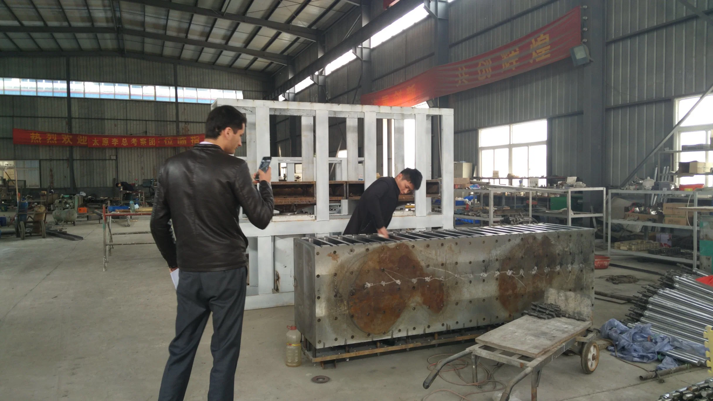 Automatic Hollow Gypsum Partition Block Mold Forming Machine/Gypsum Block Making Machine Production Line