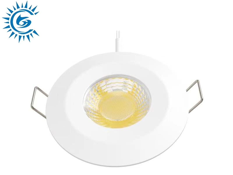 LED Downlight 3CCT 3000K/4000K/6000K 7W pour l'intérieur IP65 à l'avant/à l'arrière IP20 pour la cuisine/salle de bain.