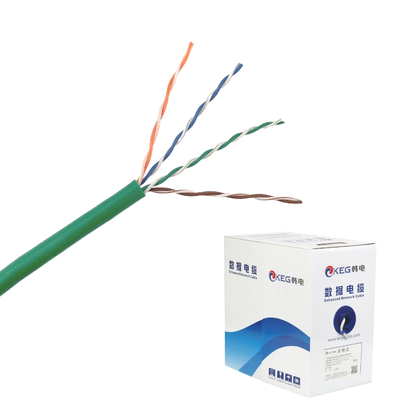 Netzwerk Kabel Hersteller qualitativ hochwertige Pull Box 305m 4pair 24 AWG LAN-Netzwerkkabel Cat5e UTP 1000ft