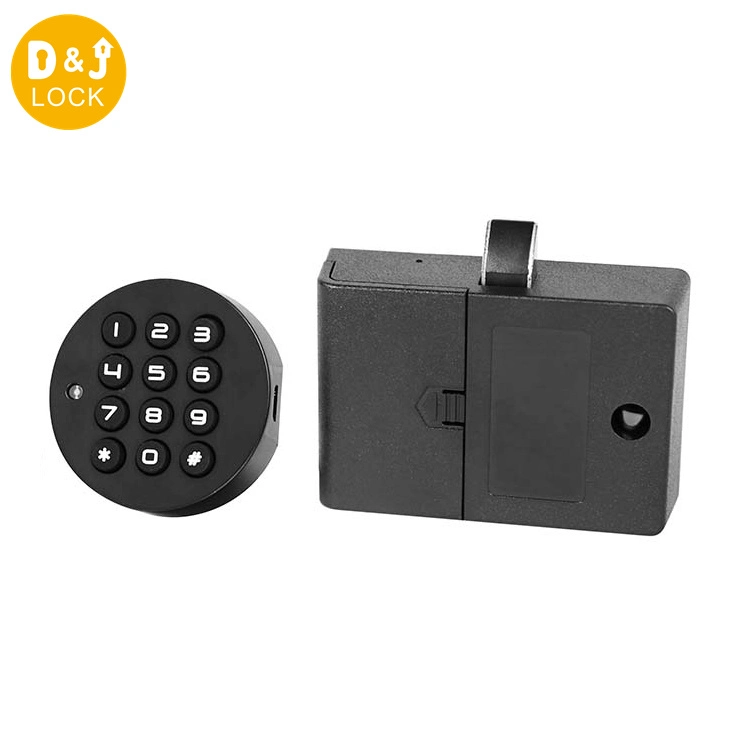 Furniture Hardware Digital Cabinet Drawer Handle Safe Code Smart Lock