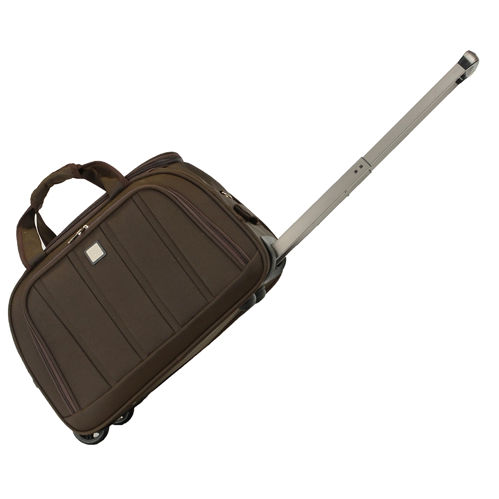 New Durable Canvas Soft Trav Handle Trolley Drag Bag with Two Wheels