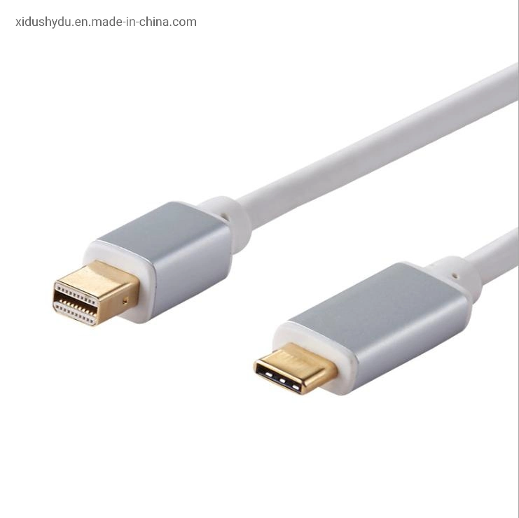 Cable de vídeo DisplayPort 2K*4K USB tipo C a Mini DP