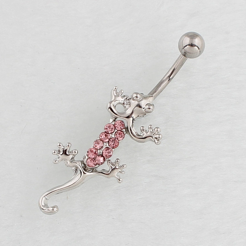 Stainless Steel Prevent Allergies Gecko Belly Button Rings