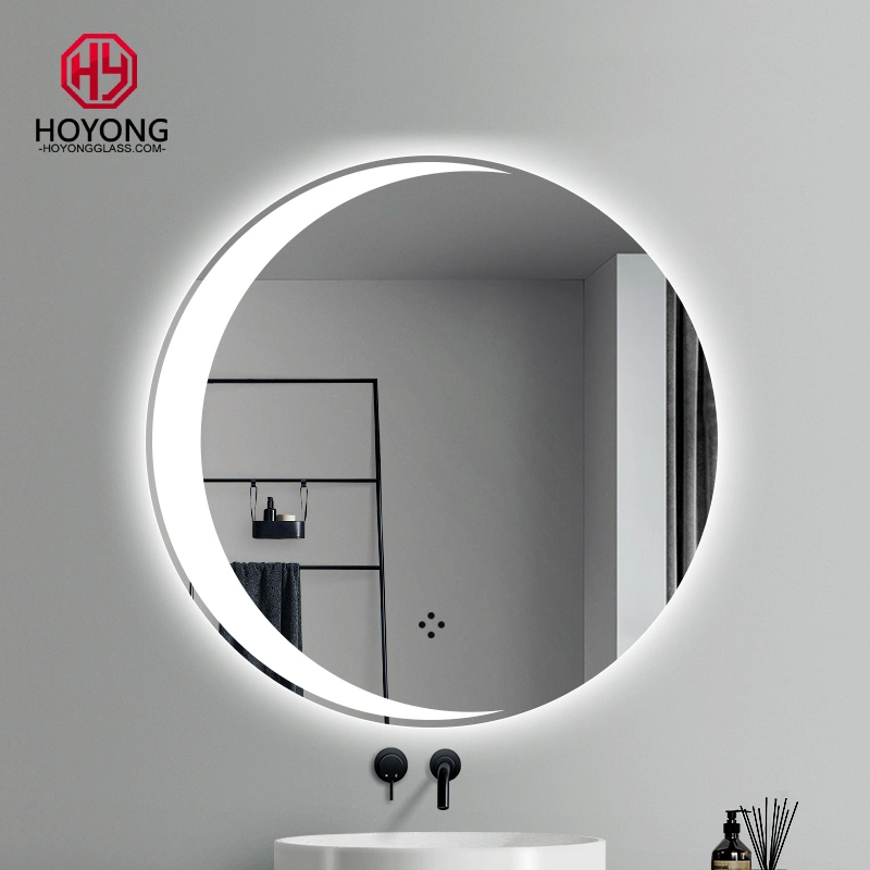 3000K- 6500K Decoration Bathroom Makeup LED Wall Mirror with Touch Sensor Defogger