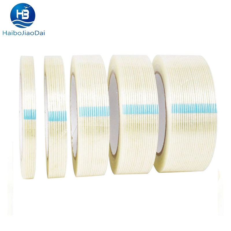 Mono-Directional Heavy Duty Self Pet Clear Furniture Fixing Glassfiber Fiberglass Reinforce Cross Weave Filament Tape