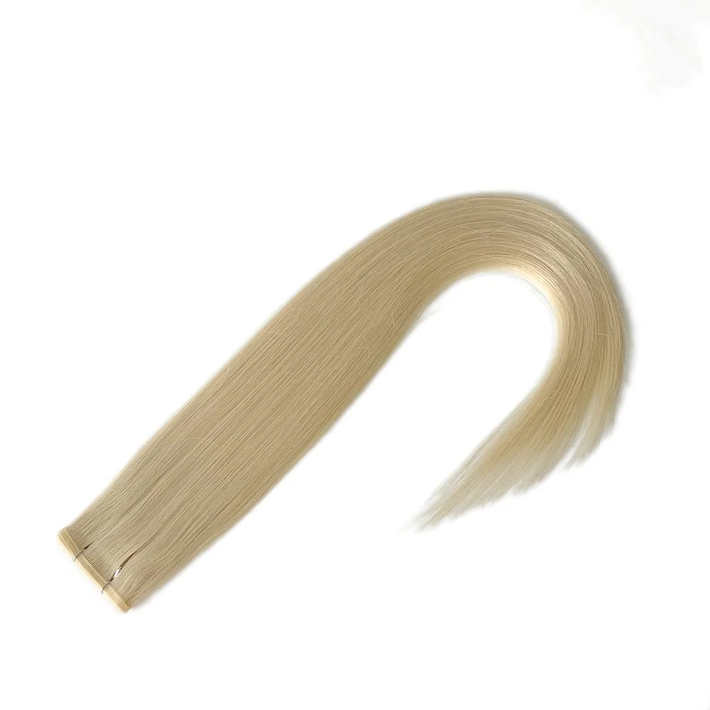 Remy Human Hair Raw Hair Flat Weft Double Drawn Raw Hair