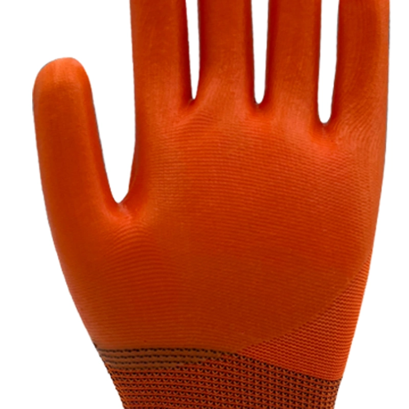 Assurance-travail gants en PVC épais et imperméable à revêtement intégral